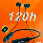 Wireless Earphone Long Life battery With LED Display- 120H
