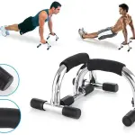 High Push Up Stand- Silver and Black