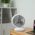 Portable Loop Desktop USB Port Fan- Multicolor