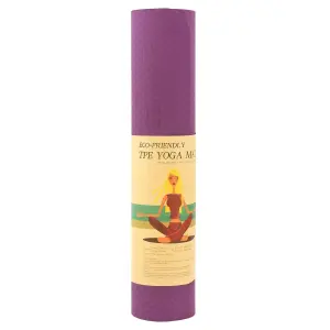 Eco Friendly Yoga Mat- 8mm (Purple)