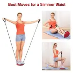 Waist Slimming Figure Twister Disc With Resistance Band
