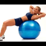 Gymnastic Fitness Ball With Pumper- Blue