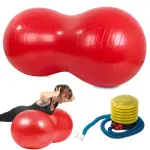 Peanut Capsule Exercise Gymnastic Ball- Multicolor