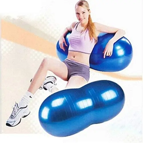 Peanut Capsule Exercise Gymnastic Ball- Multicolor