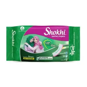 Shokhi Sanitary Napkin (Belt)Pack 8Pcs