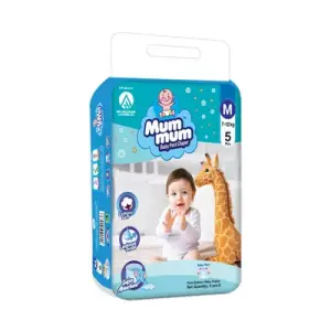 MM-Baby Diaper Pant-Medium 7-12 kg,5 Pcs