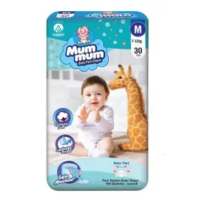 MM-Baby Diaper Pant-Medium 7-12 kg,30Pcs