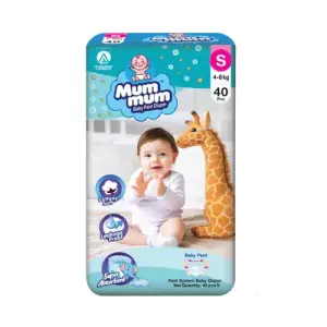 MM-Baby Diaper Pant-Small 4-8 kg,40Pcs