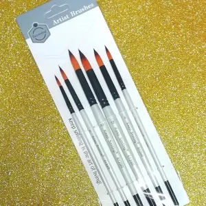 KeepSmiling Artist Painting Brushes set- 6pcs (6129R)