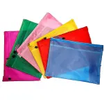 A4 Zipper File Size Bags/ Waterproof Double Layer Stationery File Storage Packing/ Zip Lock Folders Bags (BUY1 GET1)