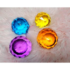 Paper Weight Crystal Diamond Ball Shape-1pcs