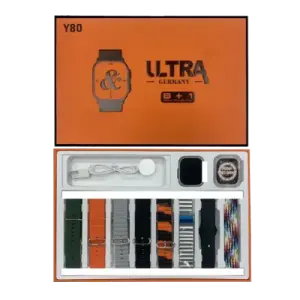 Y80 Ultra Smartwatch with 8 Strap