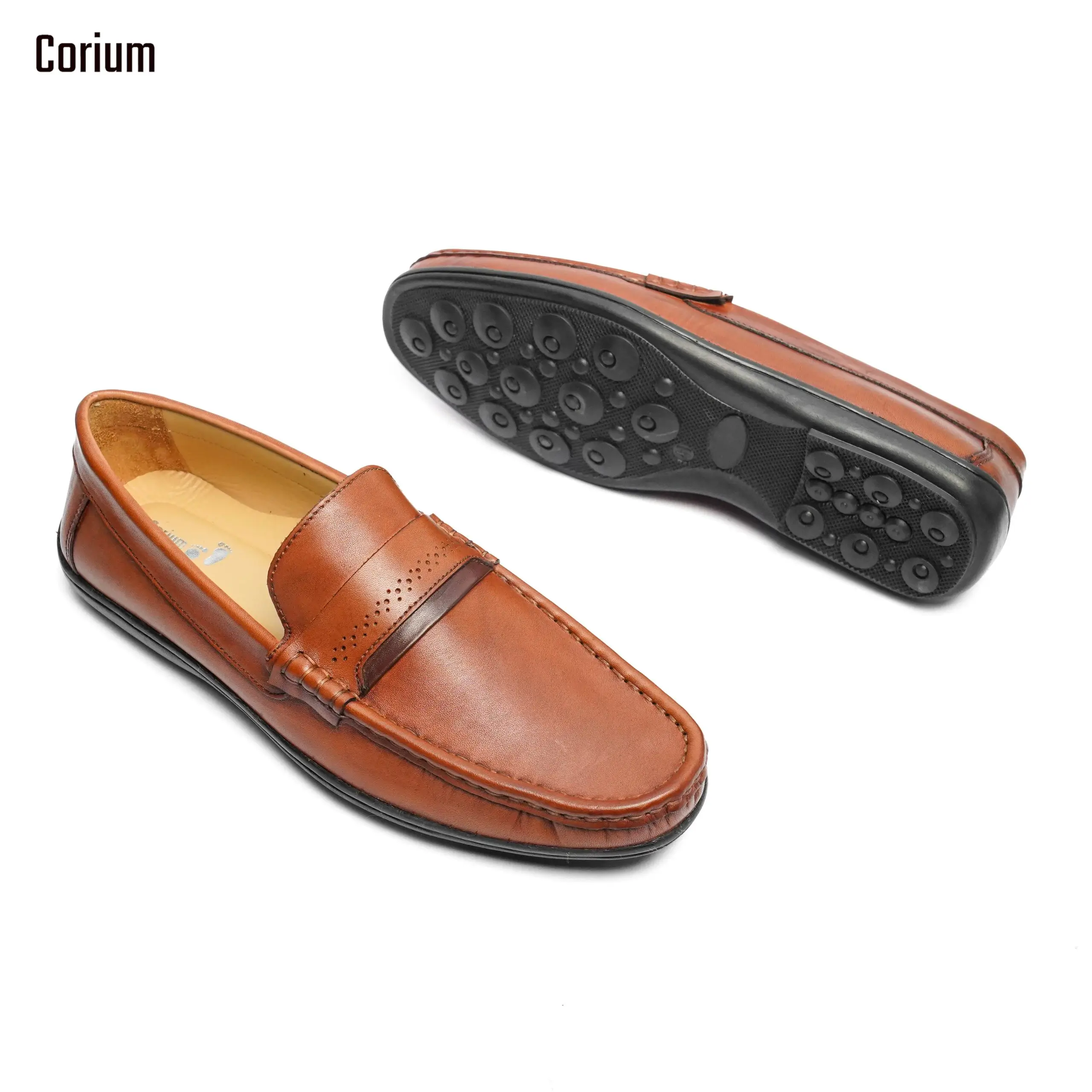 Men's Causal Shoes, Moccasin/Loafer-CRM 18