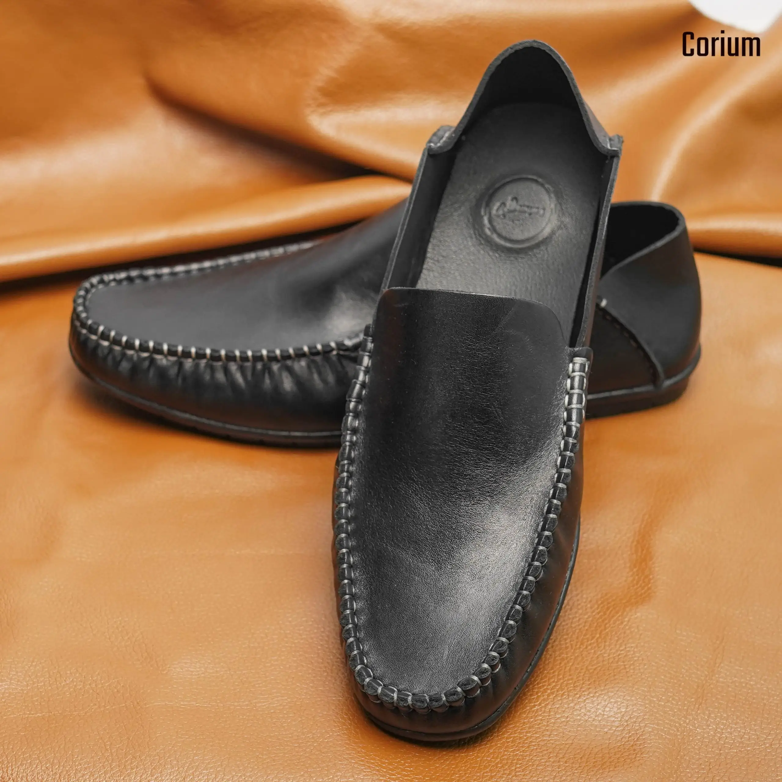 Leather Loafer/Moccasin-CRM 63