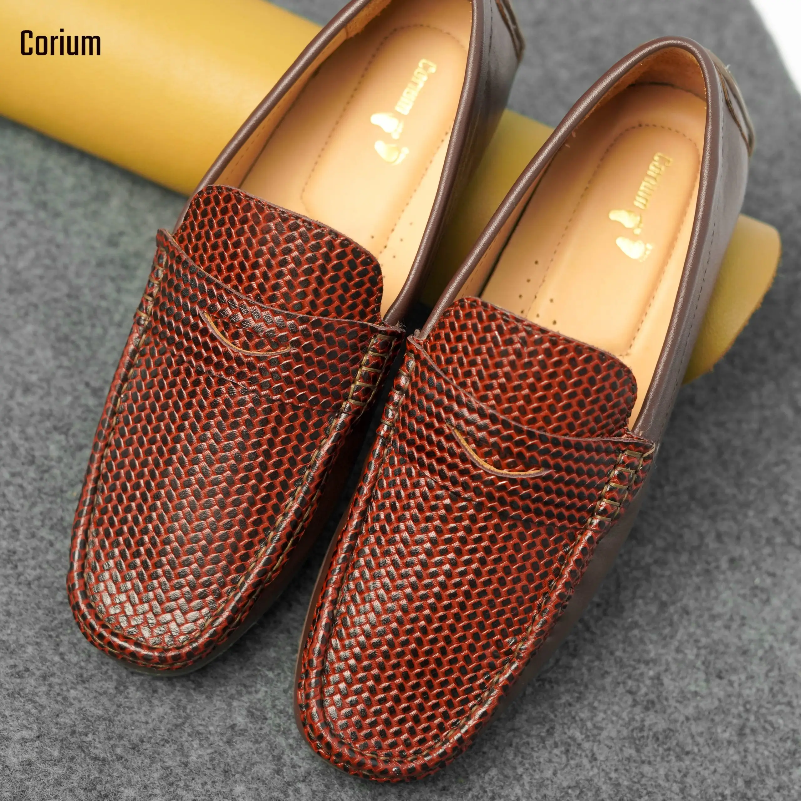 Men's Causal Shoes, Moccasin/Loafer-CRM 68