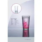 Plaine design water glass/ Clasic mini desert glass/ Juice glass- 6pcs (Clear)