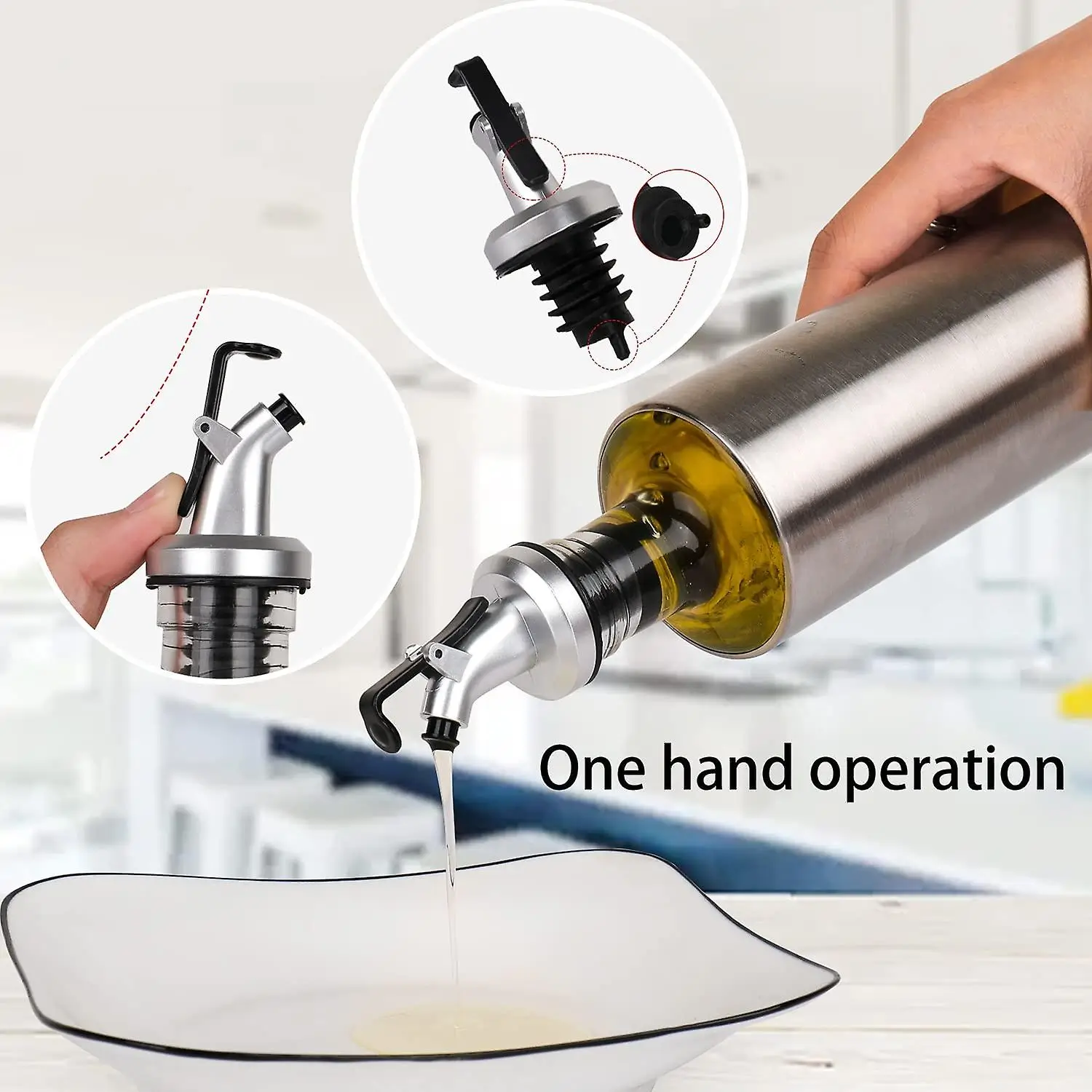 Kitchen Oil Jar Glass- 500ml