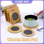 Dinning Table Mat/Wooden Nonslip Heat Pad For Kitchen round