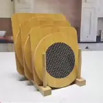 Dinning Table Mat/Wooden Nonslip Heat Pad For Kitchen round