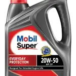 Mobil SuperTM Everyday Protection 20W-50 Synthetic-Technology for Car- 4 Liter