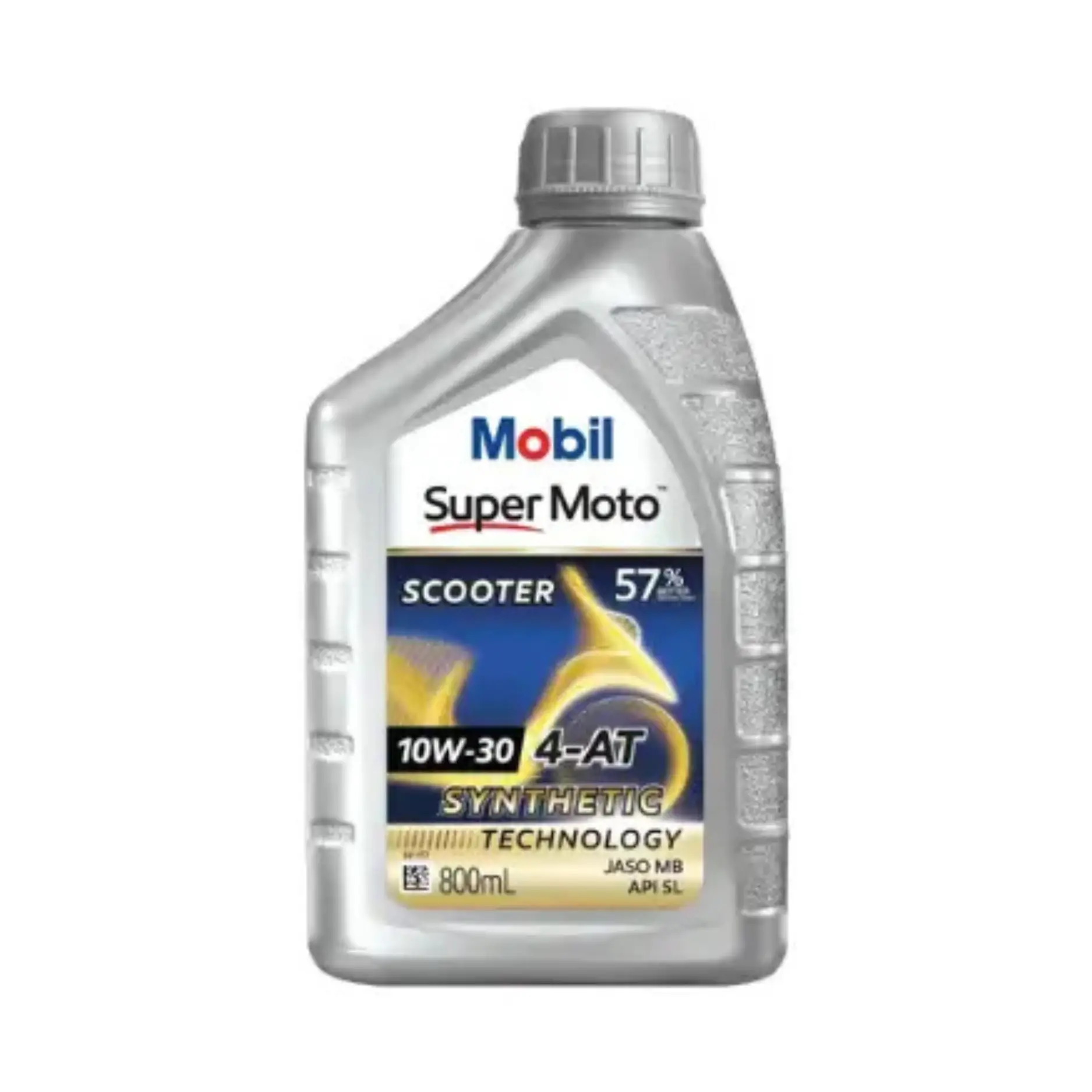 Mobil Super MotoTM Scooter 10W-30 Synthetic-Technology for Motorcycle- 0.8 Liter