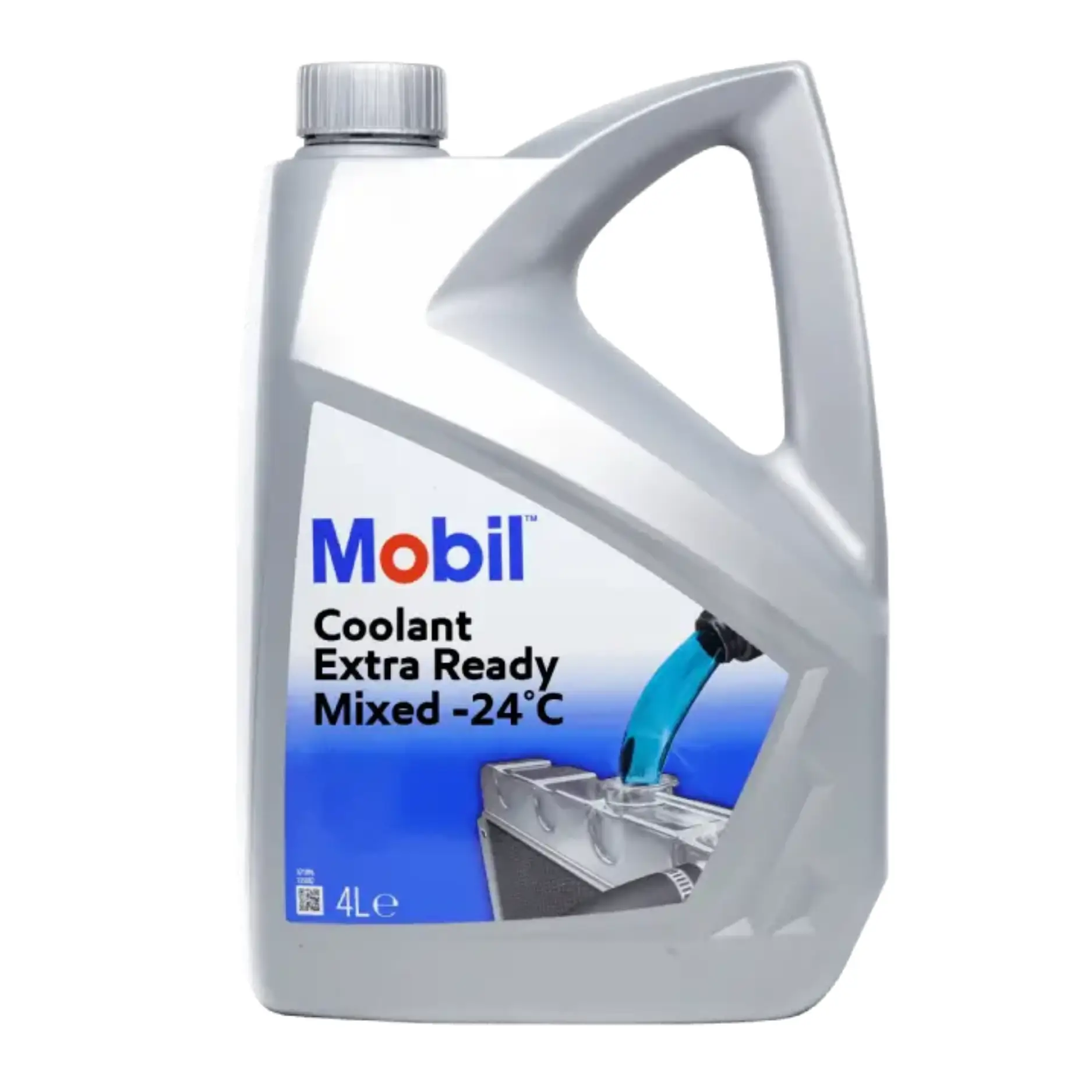 MobilTM Coolant Extra Ready Mixed -24°C Coolant for Vehicle Care- 4 Liter