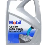 MobilTM Coolant Extra Ready Mixed -24°C Coolant for Vehicle Care- 4 Liter