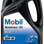 MobilubeTM HD 80W-90 Gear Lubricant for Vehicle Care- 4 Liter