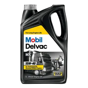 Mobil Delvac MXTM 15W-40 Mineral for Bus & Truck- 5 Liter