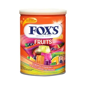 FOX CRYSTAL FRUITS TIN 180g