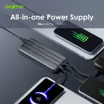 Oraimo Slice Link Pro 10,000mAh Power Bank | OPB-P7101 | 22.5W | Grey