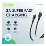 Oraimo FastLine 2 Data Cable 1.5M | OCD-154CC | Black
