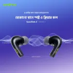 Oraimo SpaceBuds Z ANC True Wireless Earbuds | OTW-625 | Obsidian Black
