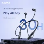 Oraimo Necklace lite ENC with Vibration Wireless Neckband | OEB-311 | Blue