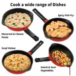 Hawkins Die Cast Fry Pan with glass Lid | IDCF24G | 24 cm