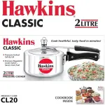 Hawkins Classic Aluminum Pressure Cooker | (CL20) | 2L
