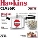 HAWKINS Classic Aluminum Pressure Cooker | CL50 | 5.0L
