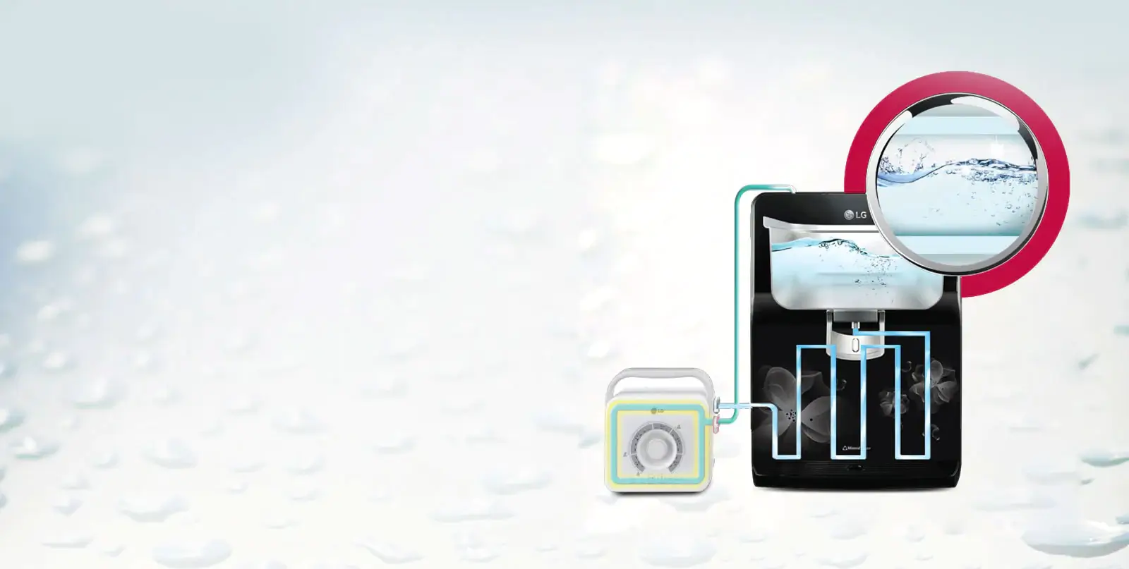 LG Water Purifier With Dual protection airtight Stainless steel Tank | WW140NP