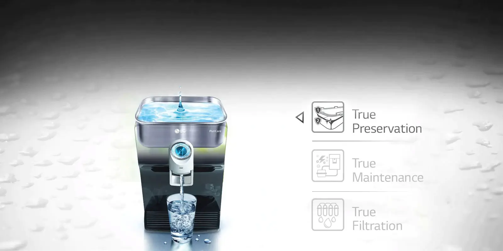 LG Water Purifier With Dual protection airtight Stainless steel Tank | WW140NP