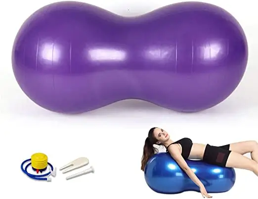 Peanut Capsule Exercise Gymnastic Ball - Multi-color