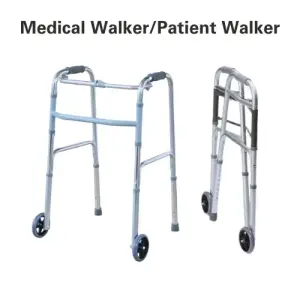 Folding Medical Patient Walker With Wheel