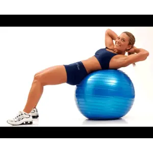 Gymnastic Exercise Ball With Pumper - Blue