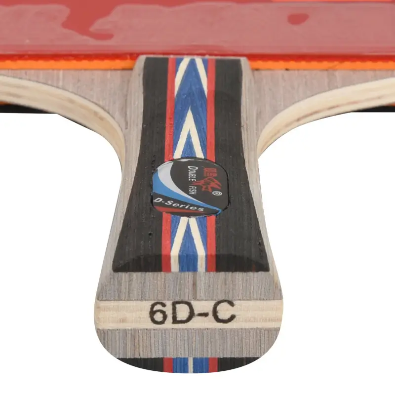 Double Fish Table Tennis Racket 6-DC - Multicolor