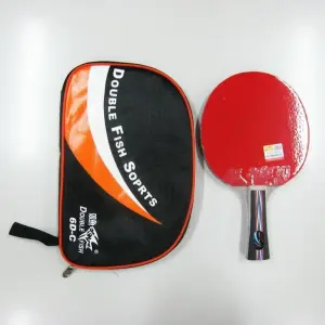 Double Fish Table Tennis Racket 6-DC - Multicolor
