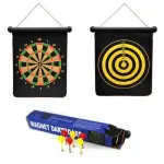 Foldable Double Sided Magnetic Dartboard 17 Inch