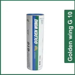 Golden Wing G-10 shuttlecock plastic - 1 Dozen - White