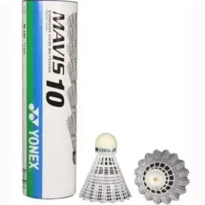 Pack of 3 Pcs Yonex Mavis-10 Shuttlecock - White
