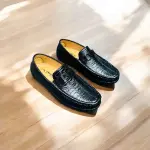 Super Premium Black Color Loffer by unique footwear(279)
