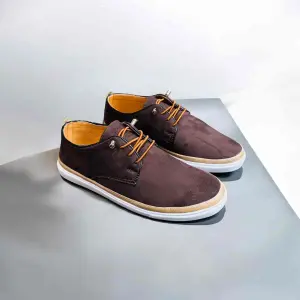 Premium Oxford Sneakers Coffee Color (S-265)
