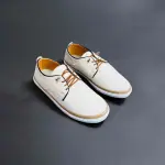 Premium Oxford Sneakers Cream Color (S-264)